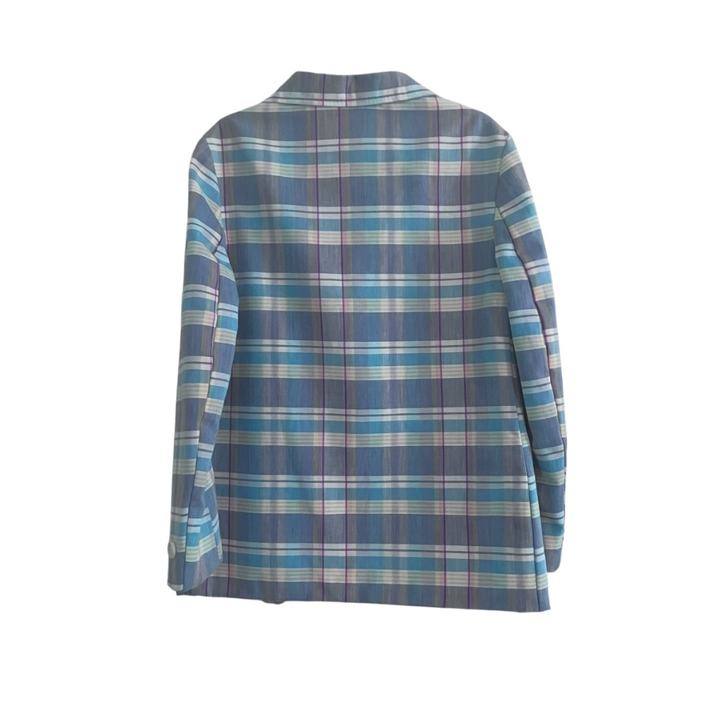 Boutique Boy's Multi Color Plaid Blazer Size 5 - Picture 2 of 3